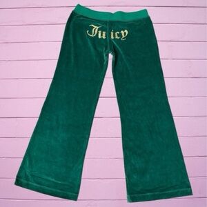 Juicy Couture Velour Wide Leg Pants